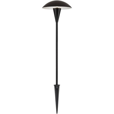 John Timberland Large Mushroom 18" High Black Low Voltage LED Path Light