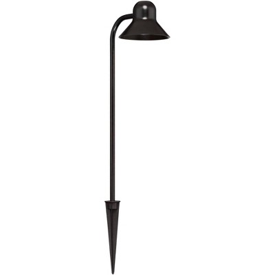 John Timberland Jayce 18 1/2" High Black LED Landscape Path Lights Set Of 2