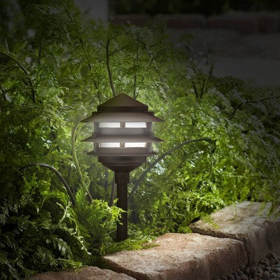  John Timberland Pagoda 12-Piece Complete Outdoor LED Landscape Lighting Set
