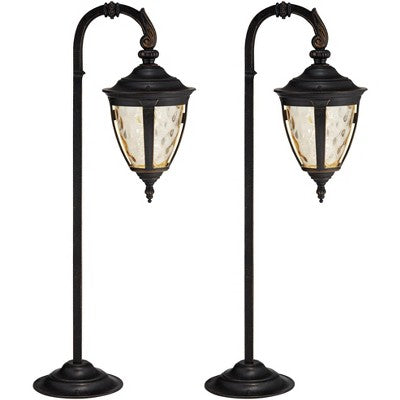  John Timberland Bellagio 26 1/2"H Bronze Landscape LED Path Lights Set Of 2